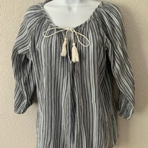 SOFT JOIE Peasant Blouse